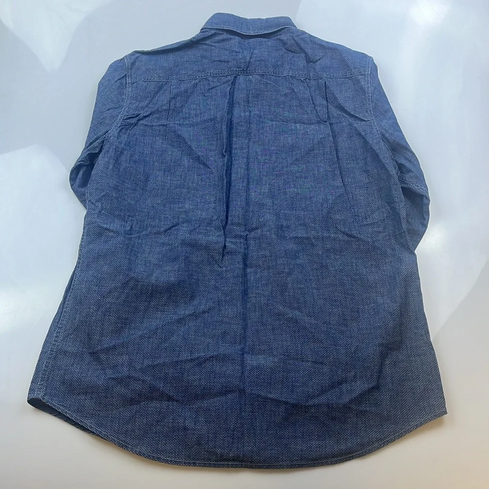 Black Brown 1826 Checkered Button Down Shirt S120-3 - Picture 5 of 5